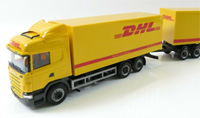 DHL Worldwide Express, Bonn: Modell von Herpa - .