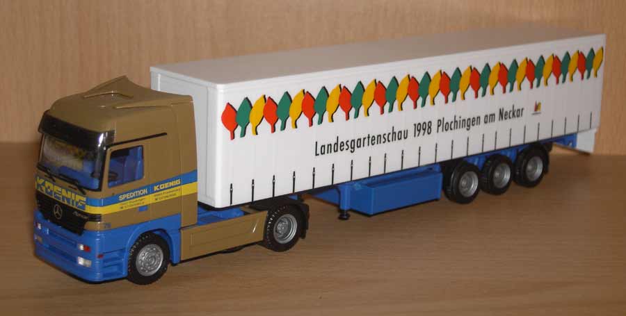 Herpa 04/1998 MB Actros LH SZ Curtain